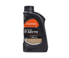 Масло 4-х тактное полусинтетическое PATRIOT G-Motion 5W30 Arctic
