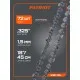 Цепь пильная PATRIOT 21BP-72E (0.325