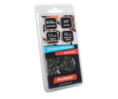 Цепь пильная PATRIOT 91VS-55E (3/8quot;, 1.3 мм, 55 звеньев)