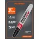 Шина пильная PATRIOT PE188SLGK095 (18'', 0.325