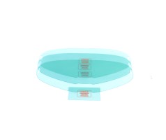 Комплект защитных стекол для маски WH 400 E (3-343x140, 1-104х47)