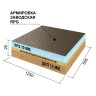 Ruspanel RPG Comfort+ 1250х595х26 mm #1 L RPG+I+ДВП