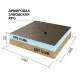 Ruspanel RPG Comfort 1250х595х22 mm #1 L RPG+ДВП