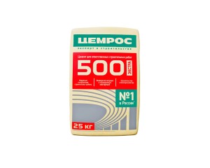 Цемент Цемрос М500 Д20 ЦЕМ II/A-И 42,5 50 кг