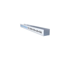 Профиль направляющий ПН-2 50х40 0,60 мм 3 м Кнауф